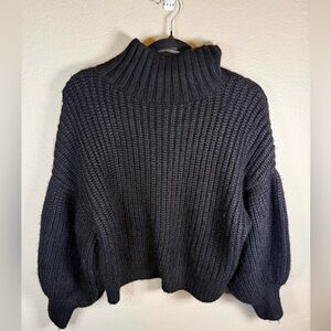 Express Black Turtleneck Sweater